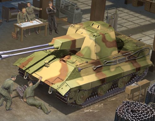 Amazon | トランペッター 1/35 ドイツ軍E-50対空戦車 ファルケ
